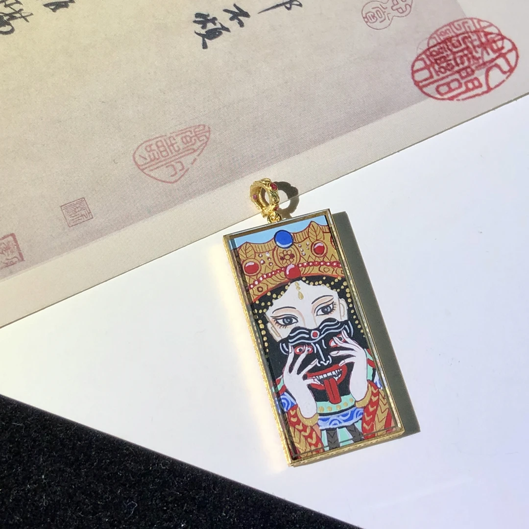 18K金时尚气质吊坠赠绳（多样性发其一）