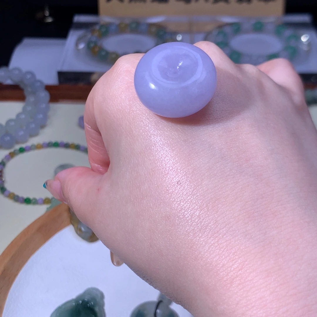 未镶嵌定制翡翠平安扣