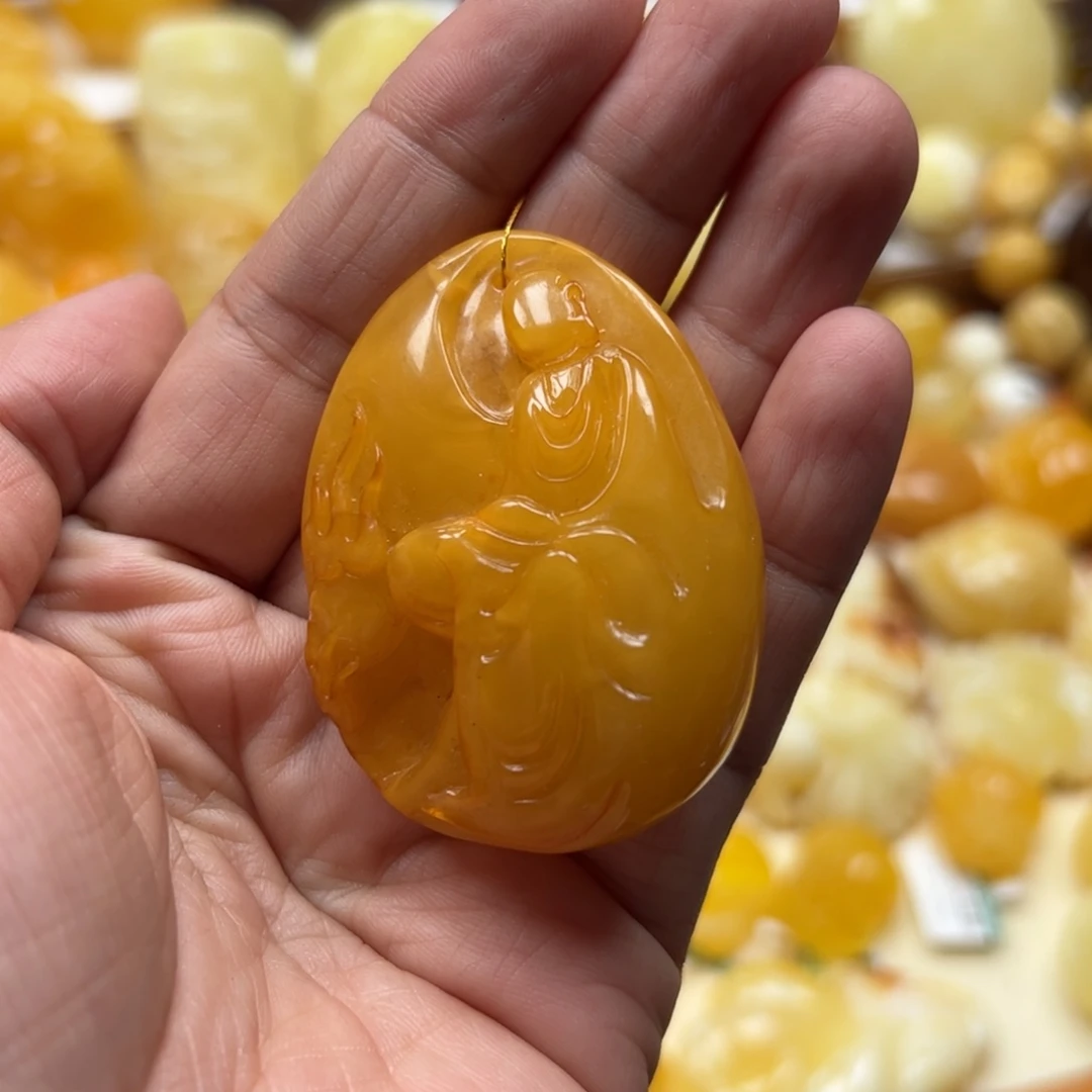 琥珀未镶嵌珠宝奇石