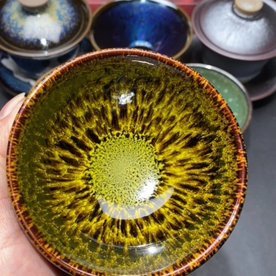 茶盏建盏主人杯茶壶盖碗品茗杯6