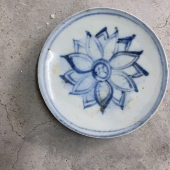 瓷片隠*房现代工艺品青花瓷片