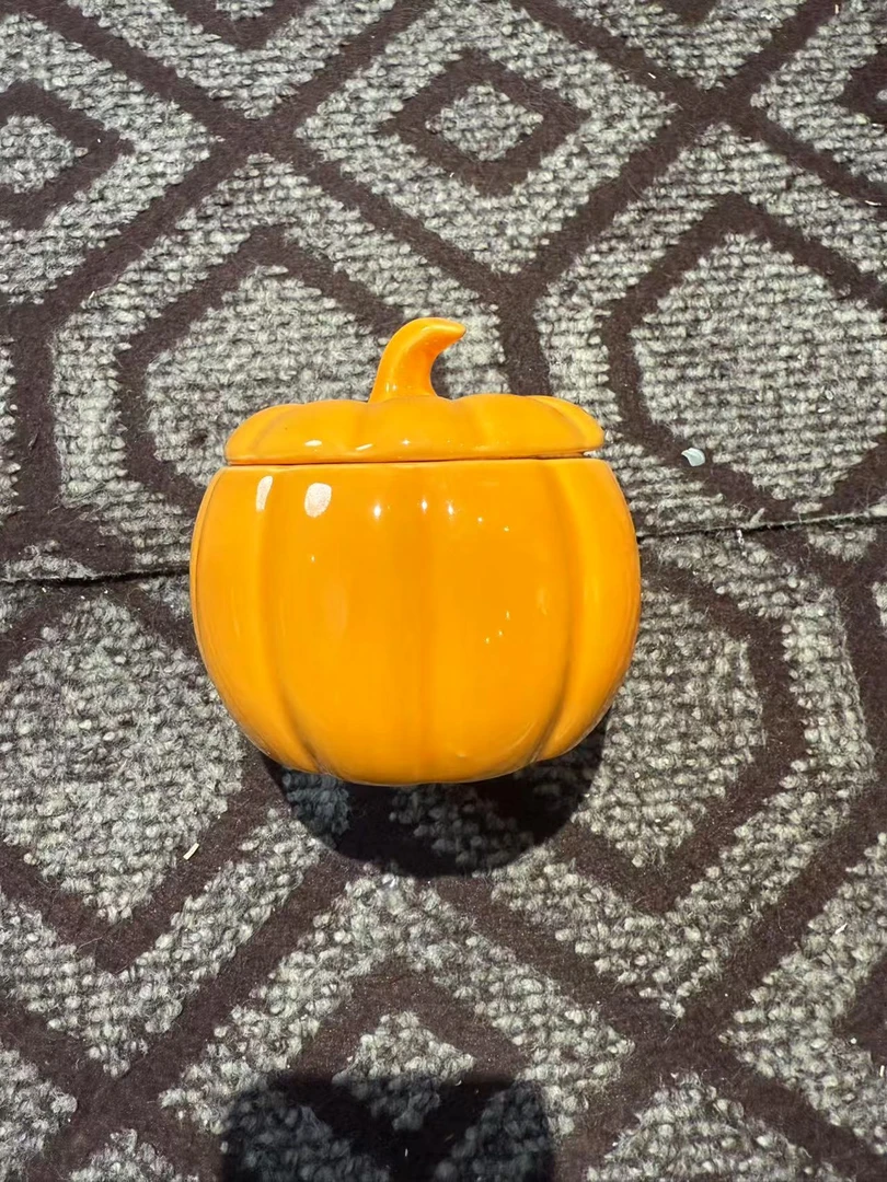 （代拍链接所见即所得）家居桌面饰品陶瓷单色釉南瓜摆件