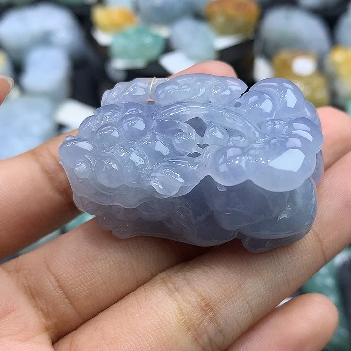 颈饰未镶嵌翡翠天然缅甸翡翠