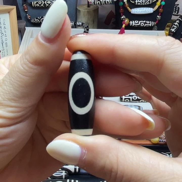 小***波玛瑙/玉髓合金颈饰