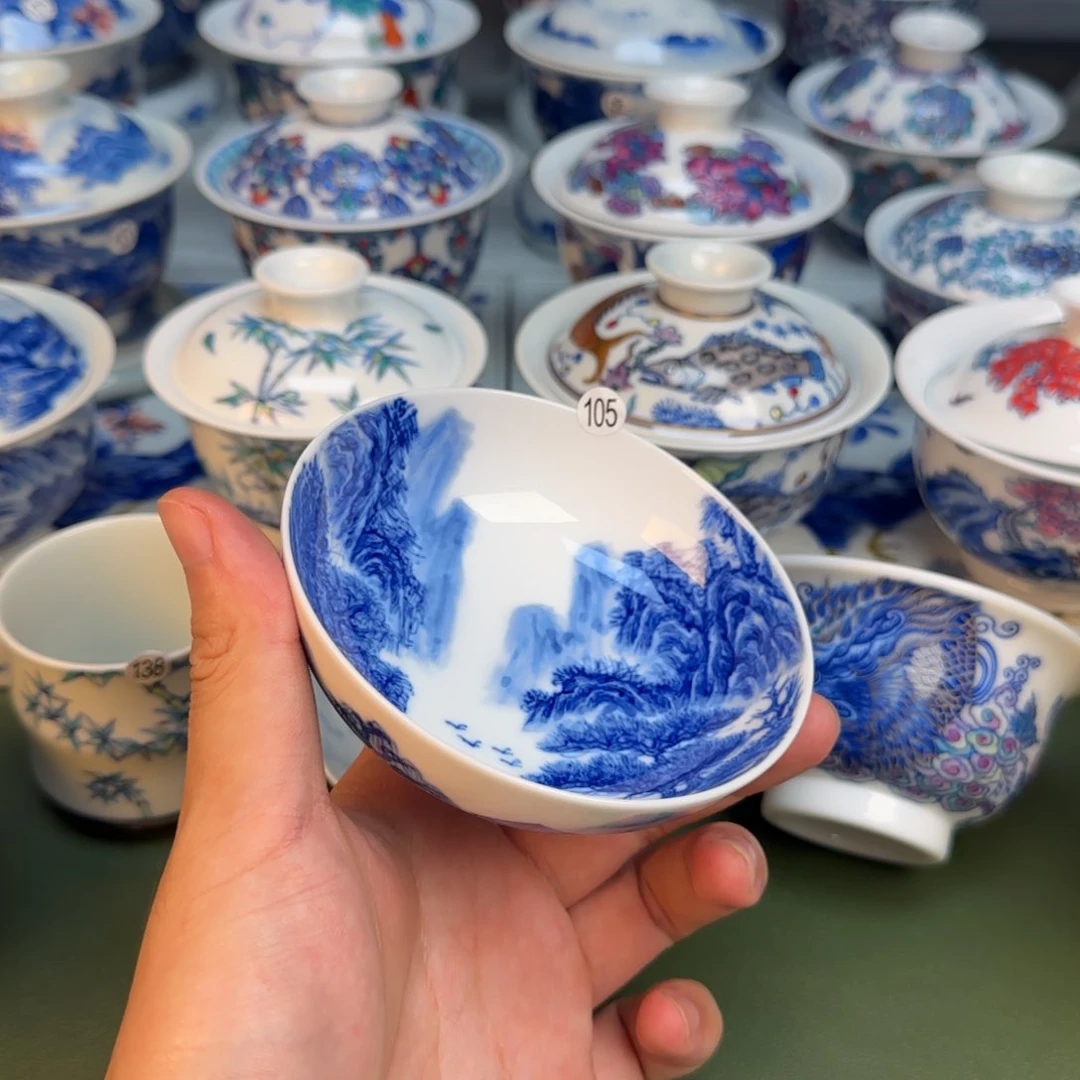 彦祖纯手工手绘茶具105