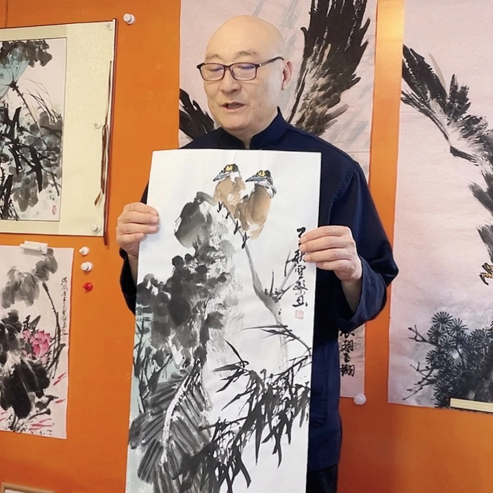 国画张圣敏先生纯手绘作品
