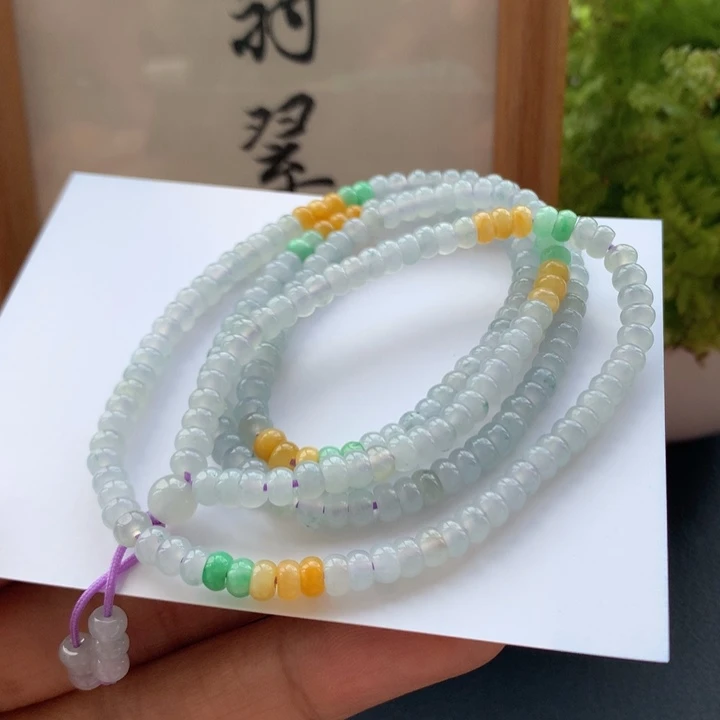 翡翠未镶嵌手链翡翠手串