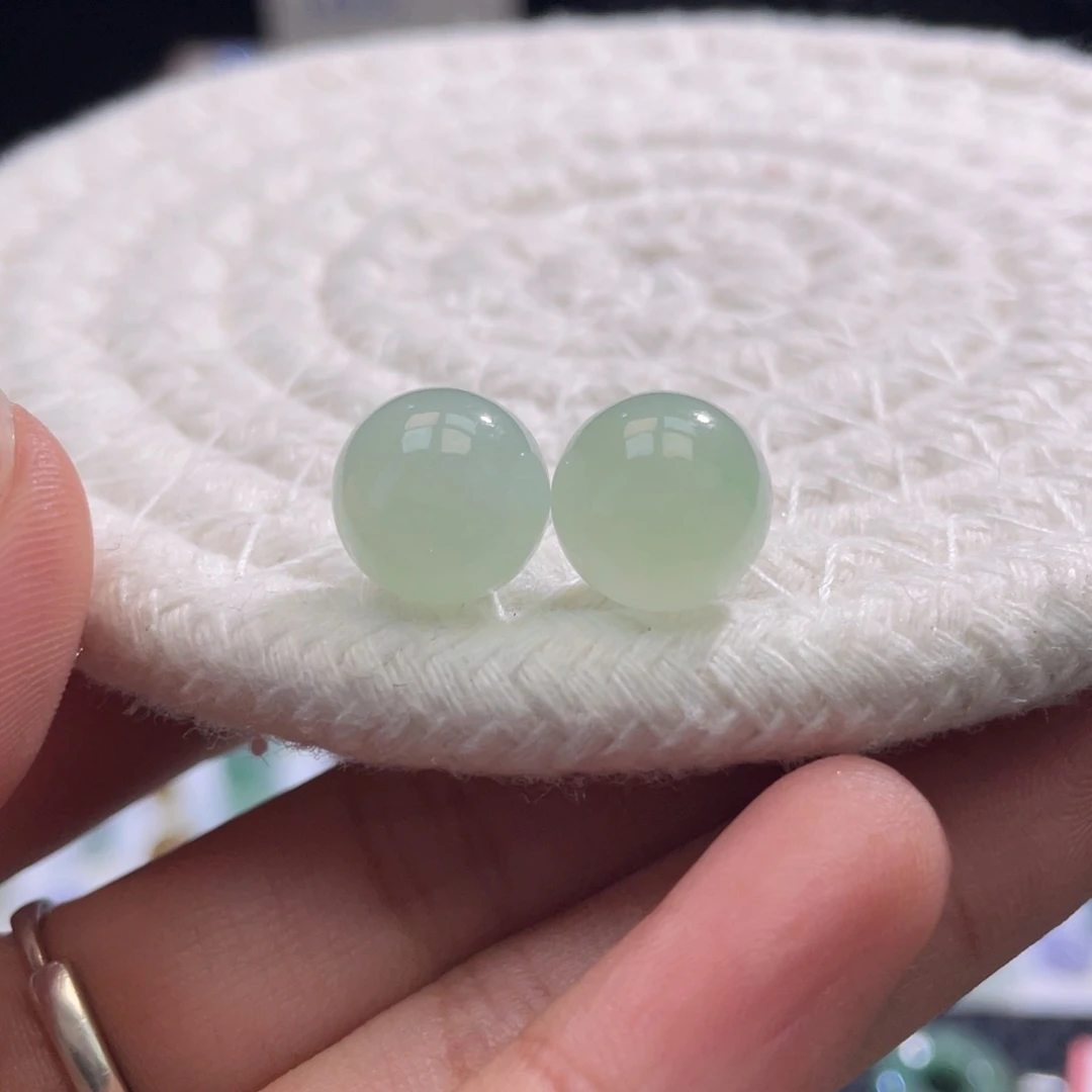 散珠翡翠特色甜果绿卡11.2一对发