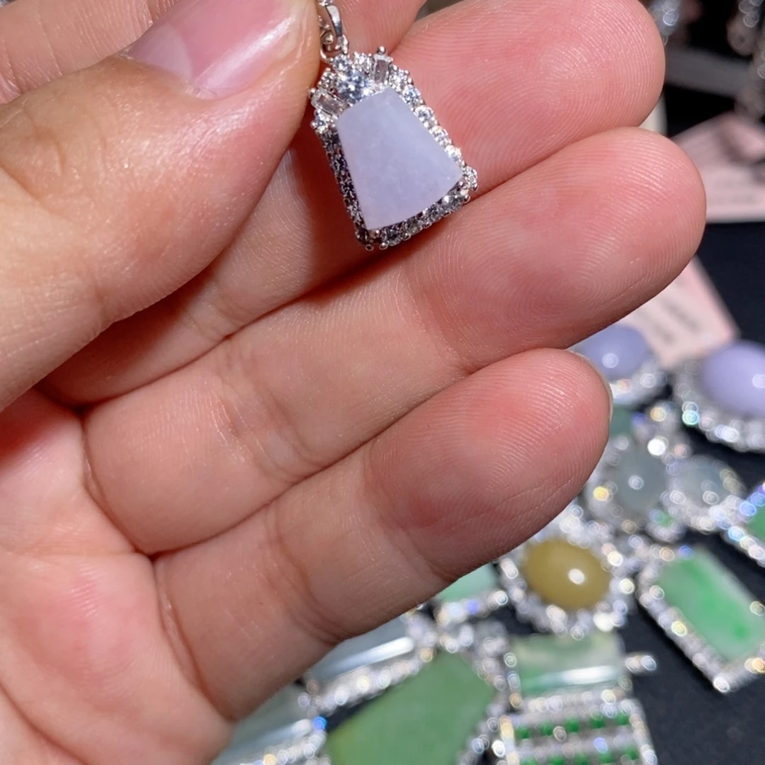 翡翠银S925镶嵌颈饰mk i