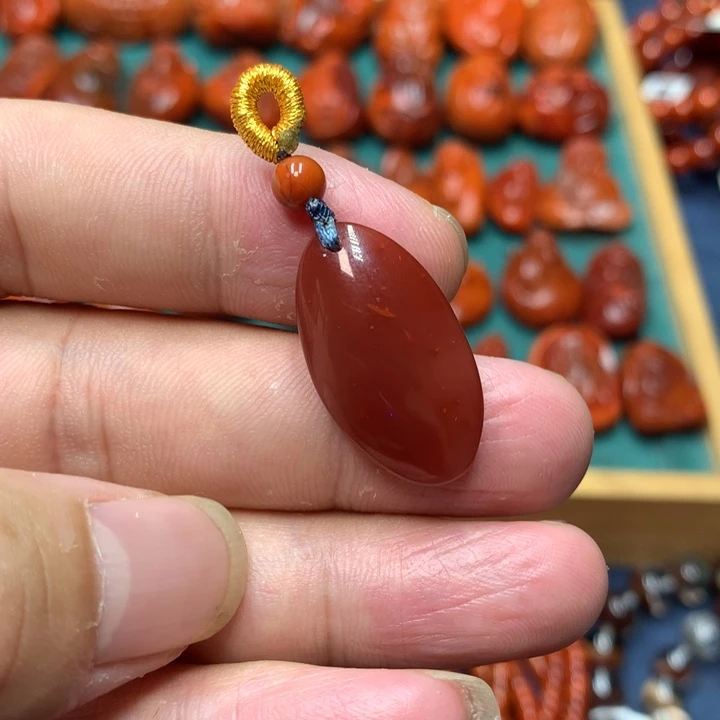 吊坠(不含链)未镶嵌南红玛瑙