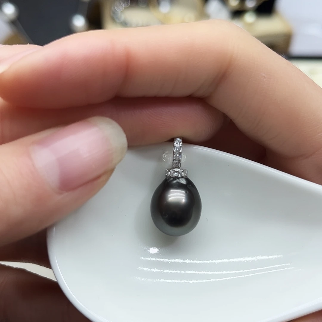 海水珍珠颈饰银S925镶嵌