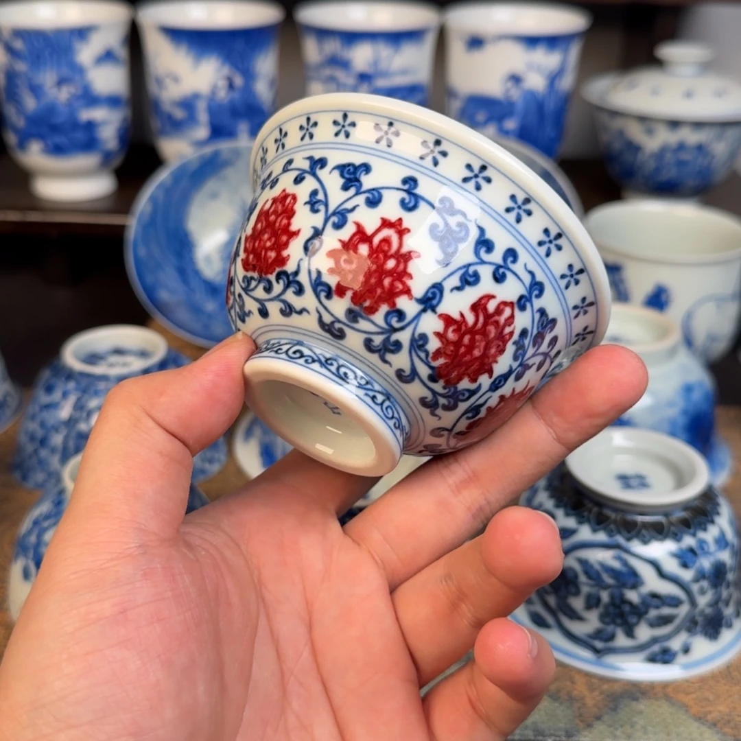 与***望景德镇手工手绘茶器