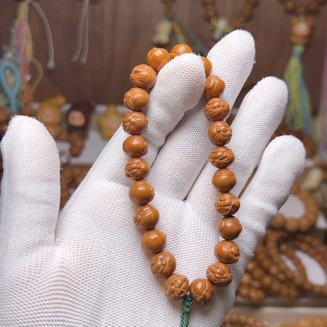 猴头核桃手串弥勒孤品