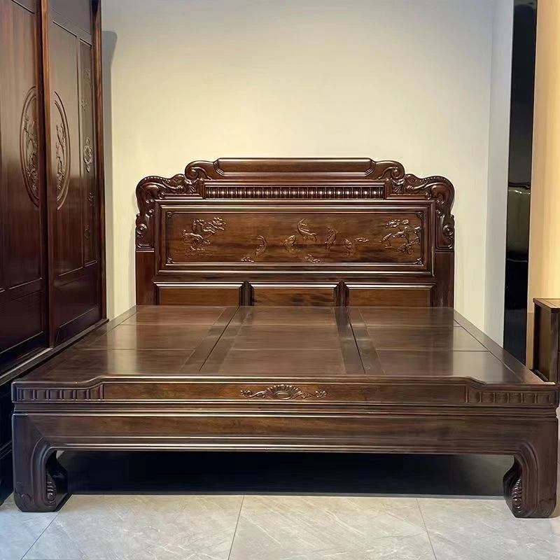 （活动链接）南美壇木中式实木床全卯榫结构主卧大床