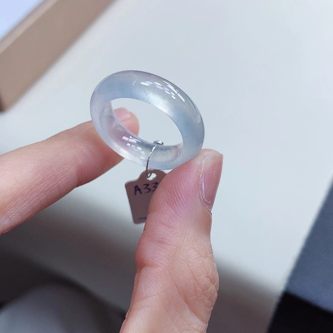 翡翠戒指未镶嵌13-14号