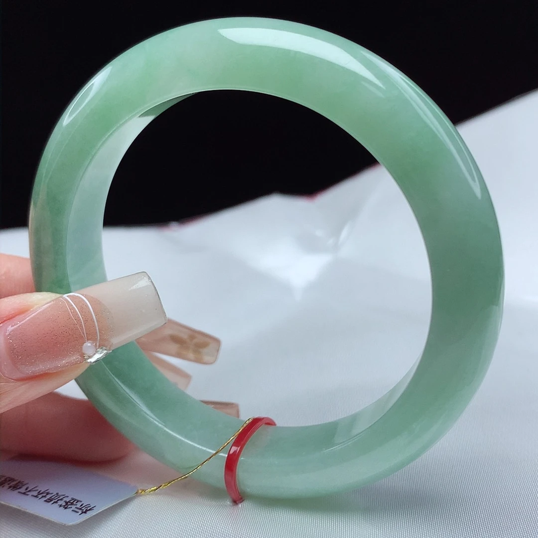 翡翠手镯未镶嵌A***n55圈3557