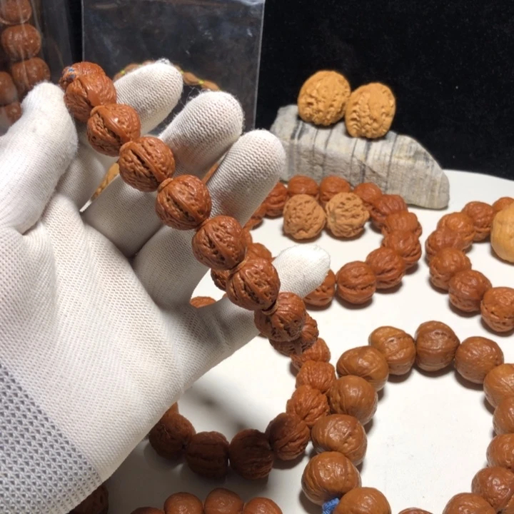 文玩核桃手串元宝一道筋