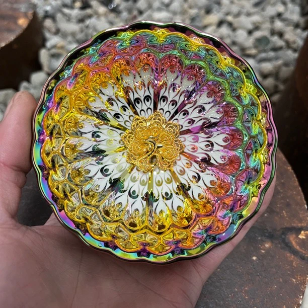 七彩梦幻 凤凰杯 茶杯主人杯客杯品茗杯