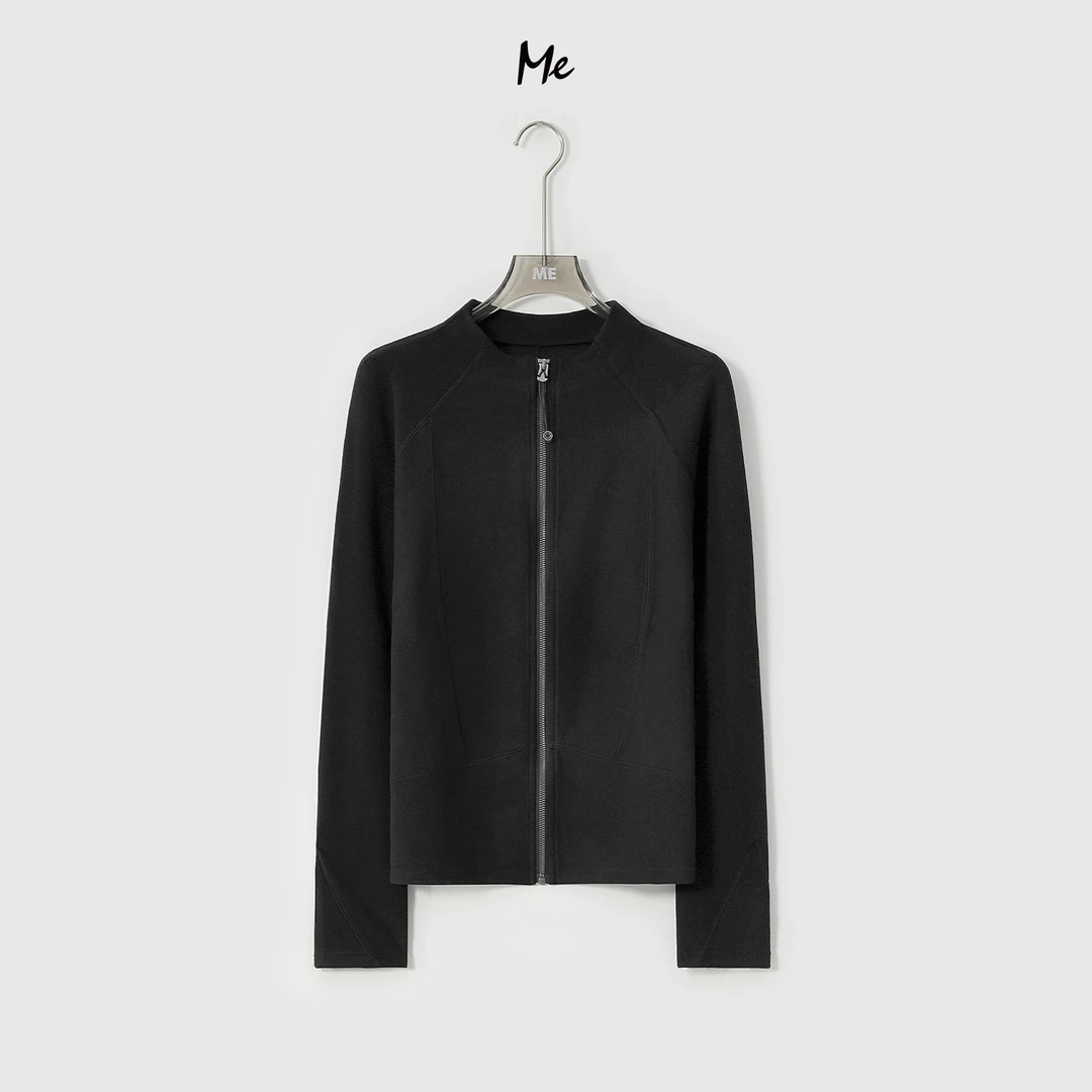 ME【修容半高领卫衣】天丝混纺巨软分割骨线时尚百搭卫衣MESA3384