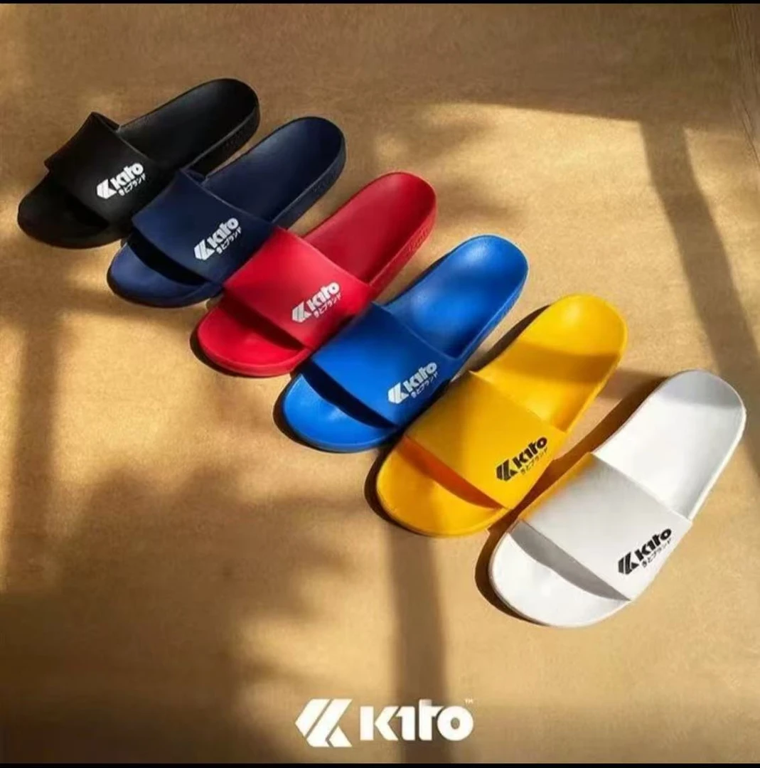 泰国原装进KITO室内外穿EVA轻便防滑耐磨四季平底一字女凉拖鞋