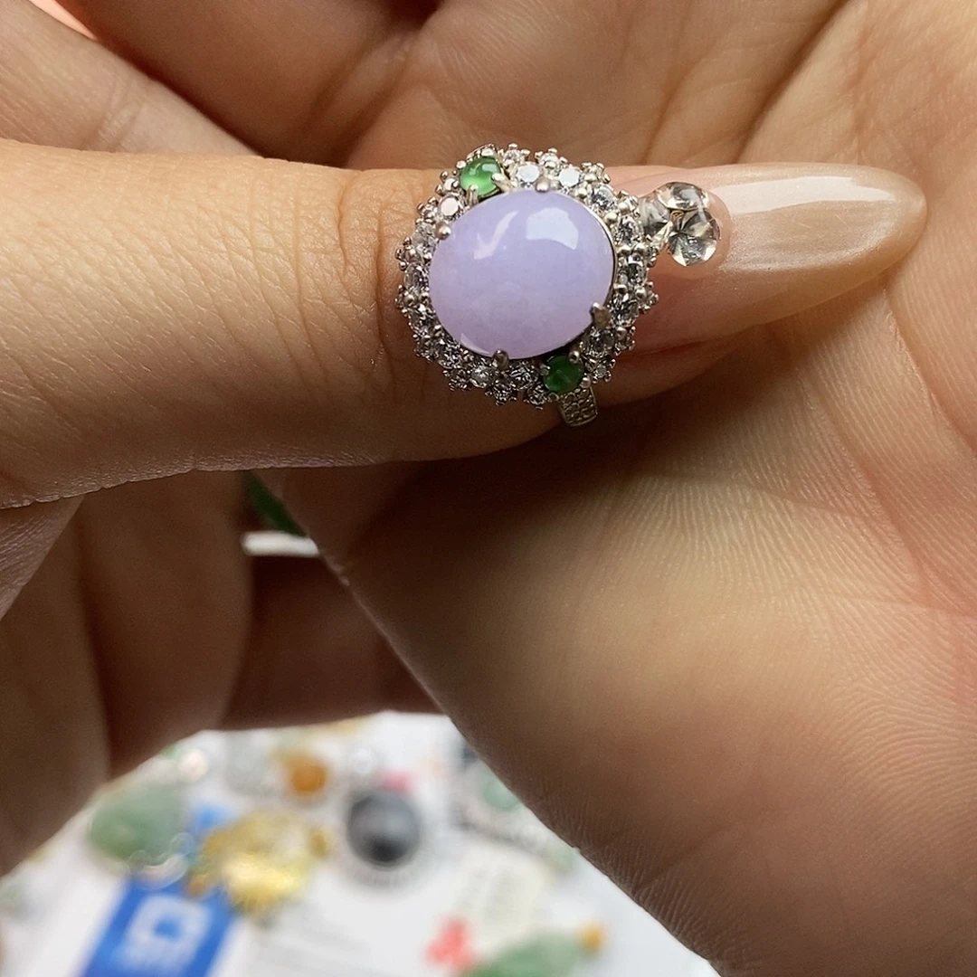 翡翠未镶嵌戒指翡翠