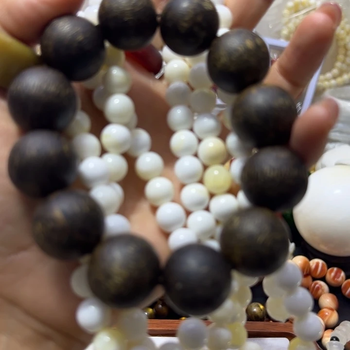 核桃手串/手链1.0/108带黄全品
