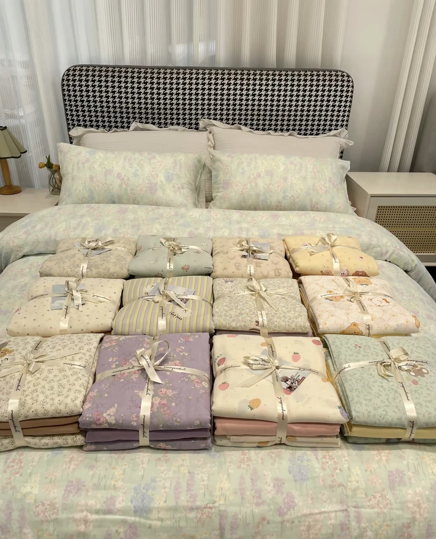春夏季95以上80支以上床品四件套件（孤品）