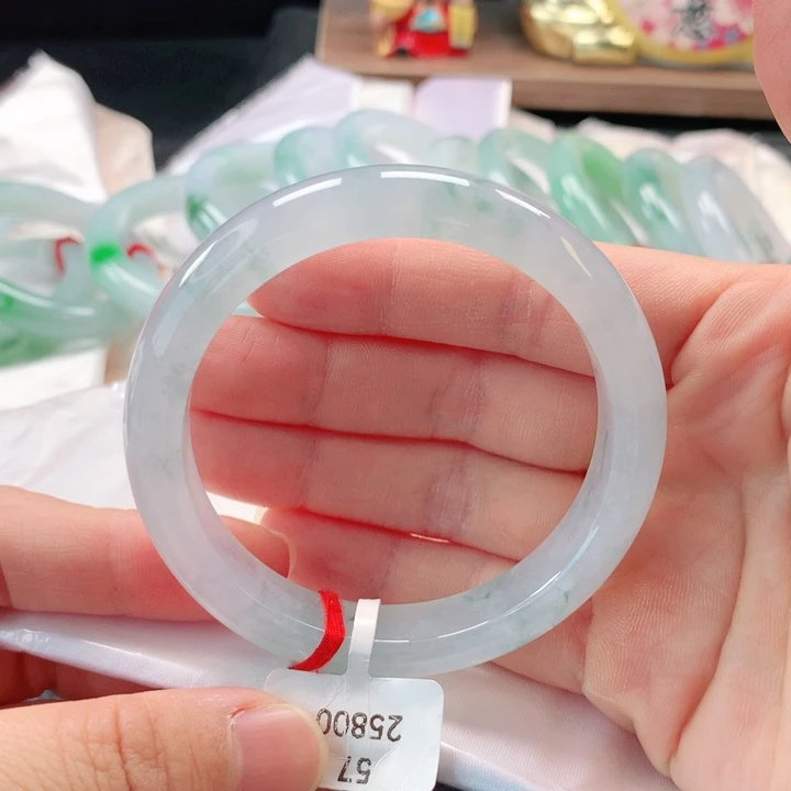 翡翠未镶嵌手镯缅甸A货翡翠手镯