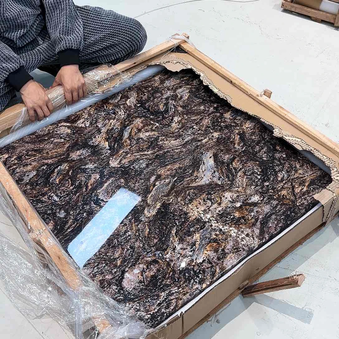 大理石盒子茶几 运费自理