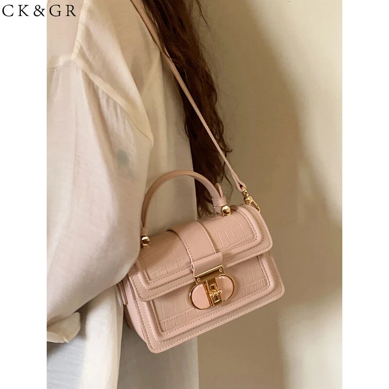 单肩小众包包女2025新款今年流行质感粉色时尚百搭洋气手提斜挎bm