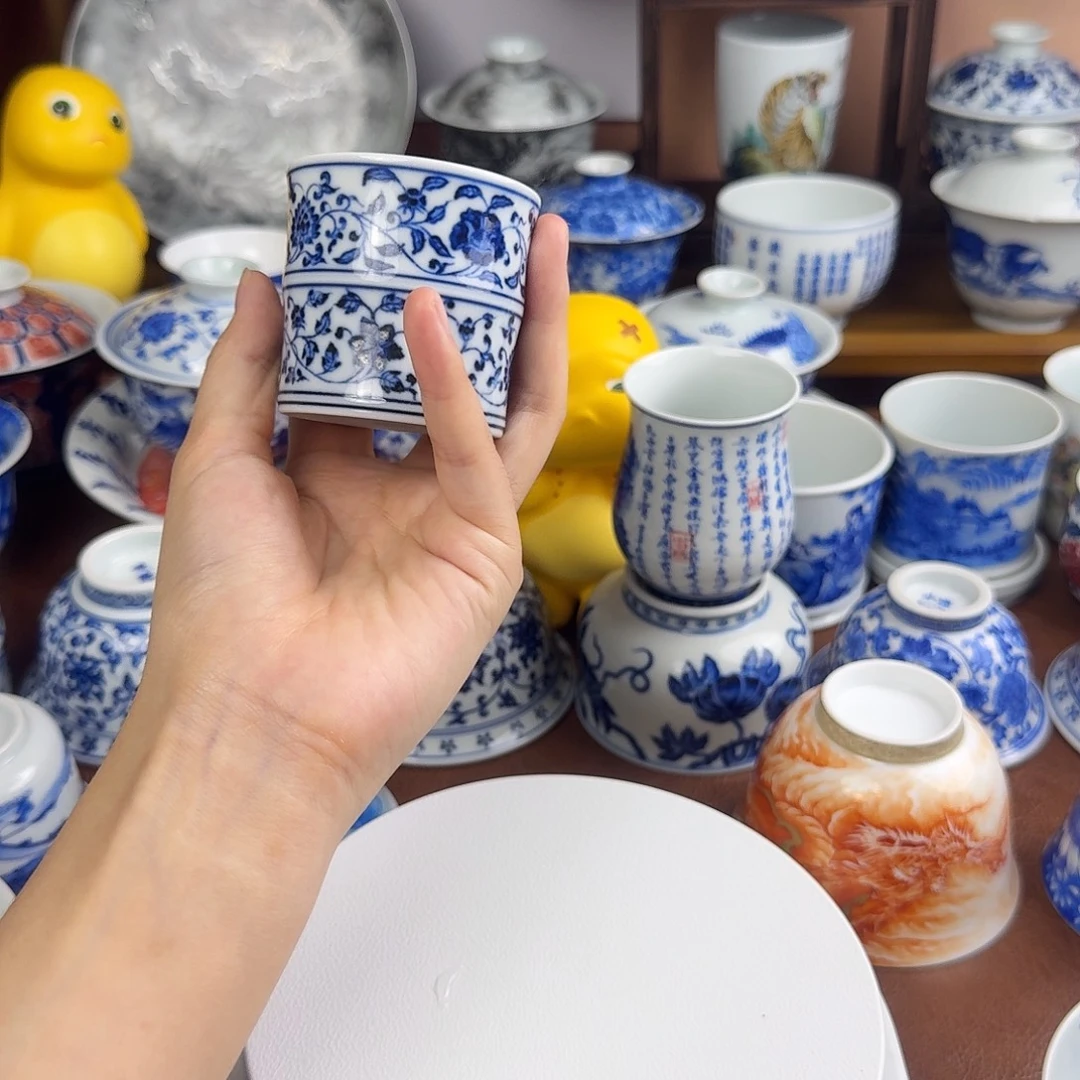 莫***逝景德镇陶瓷手绘作品