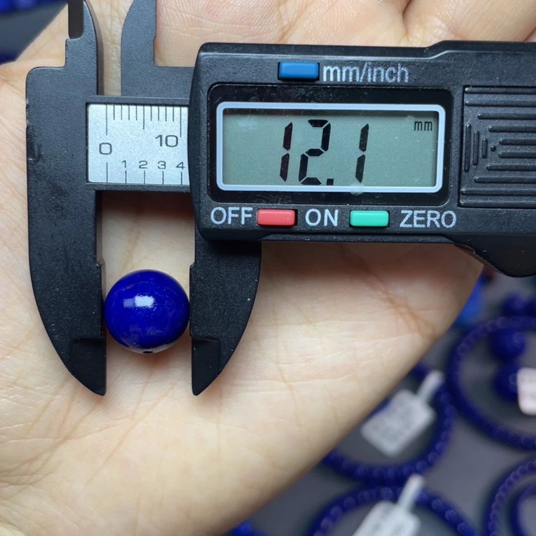 我***！青金石未镶嵌12mm单珠配饰