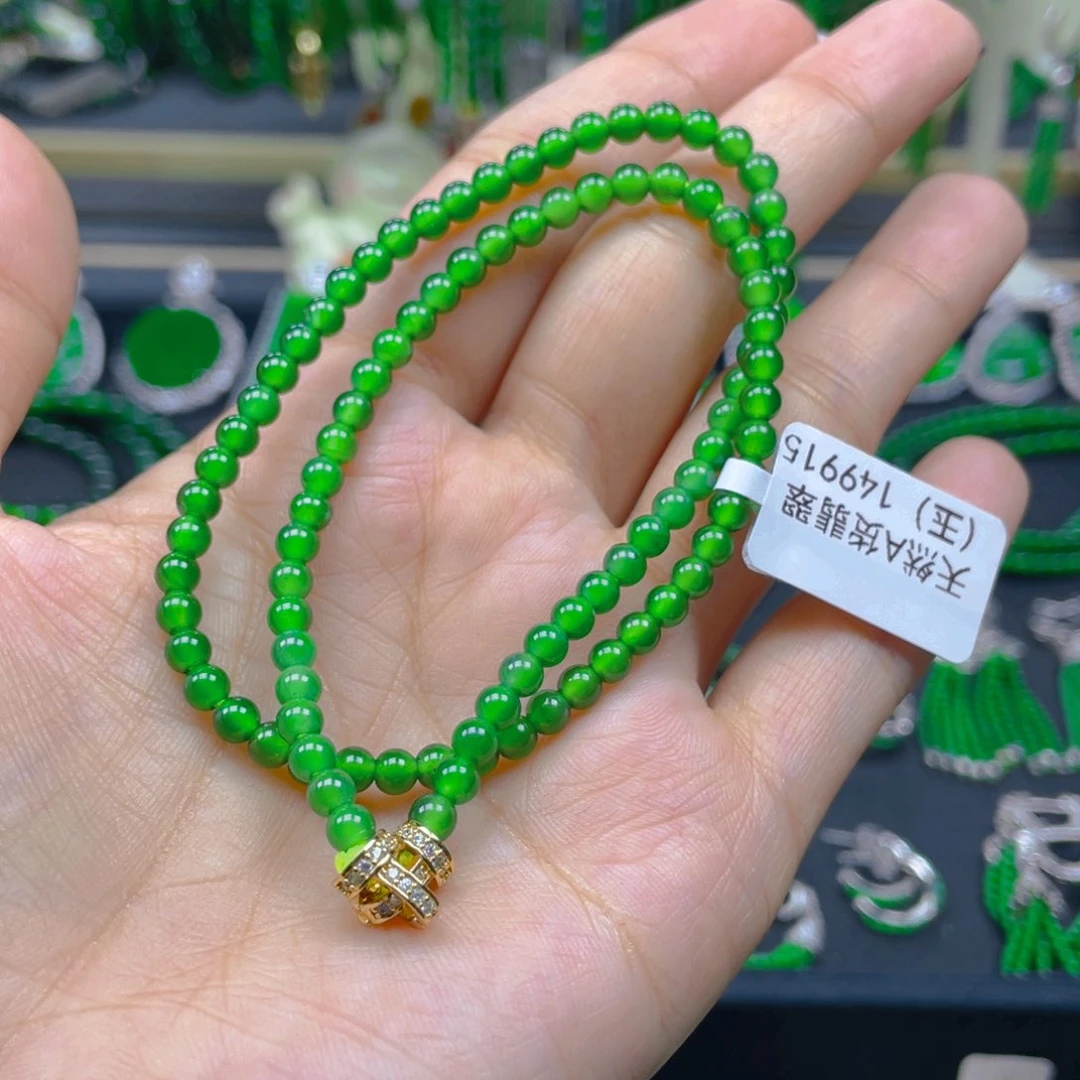 颈饰未镶嵌翡翠锁骨链4