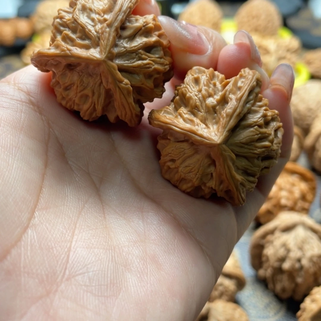 把件桃核36盘山三棱