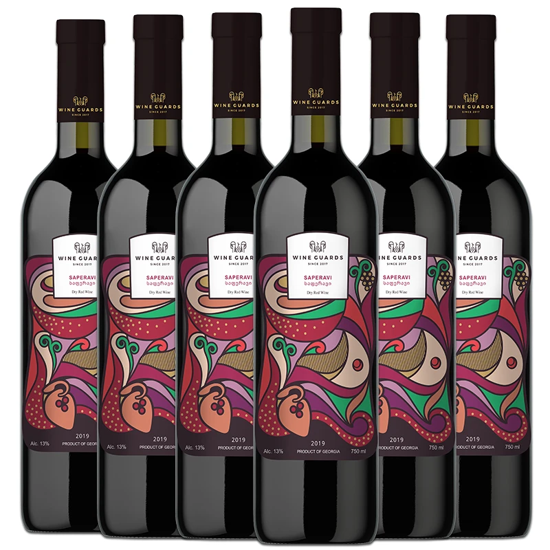 Dugladze/独格拉则酒御萨别拉维干红葡萄酒整箱6瓶原瓶进口