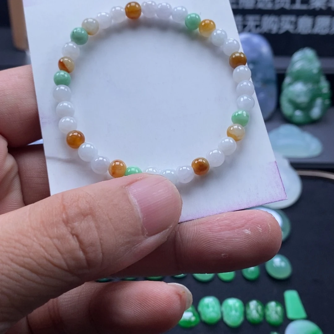 翡翠未镶嵌手串翡翠手串