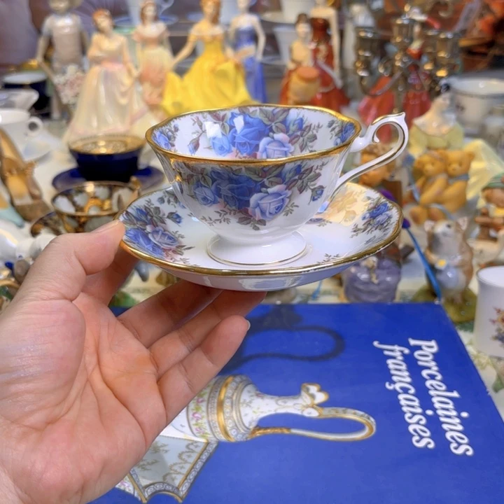 瓷片欧洲中古瓷器（月光玫瑰）