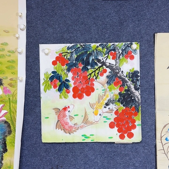 国画国画花鸟画作品