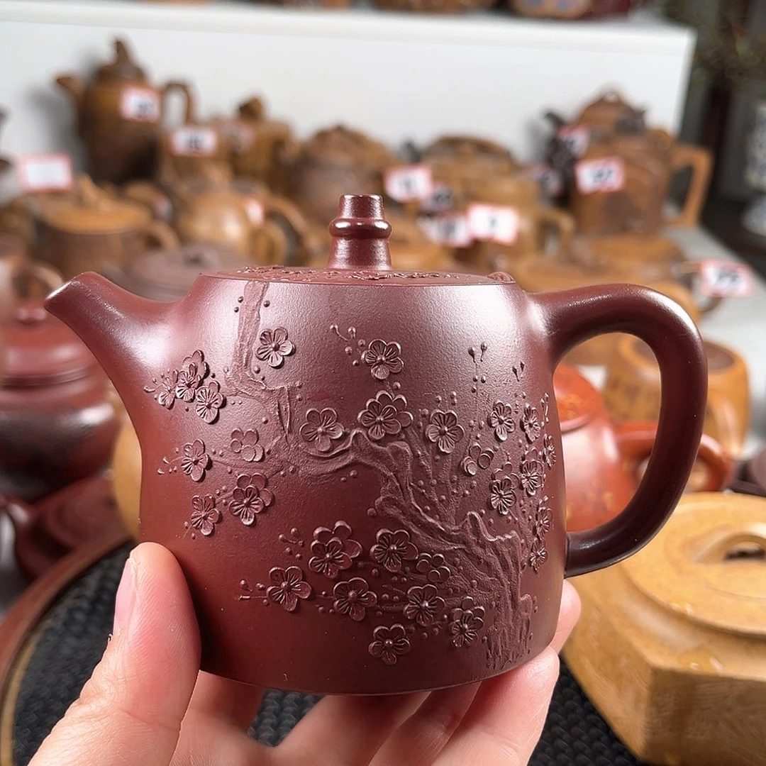 紫泥茶壶宜兴紫砂