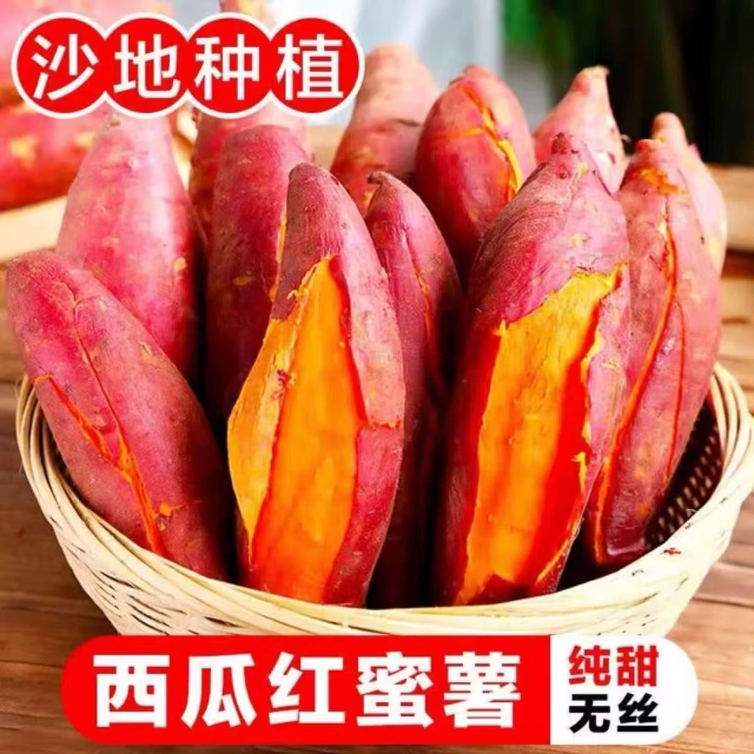 【新人支持试吃2斤】正宗沙地西瓜红密薯番薯软糯香甜新鲜现挖板栗红薯四川省