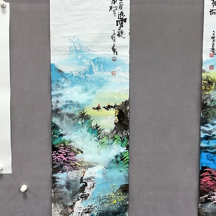 国画亲笔手绘放心去藏