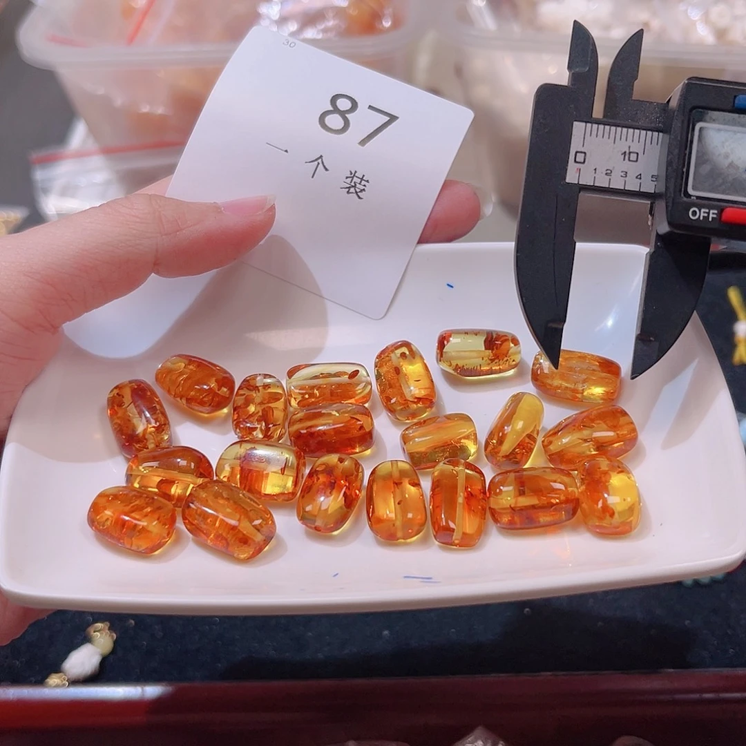 水晶珠宝半成品未镶嵌87 。