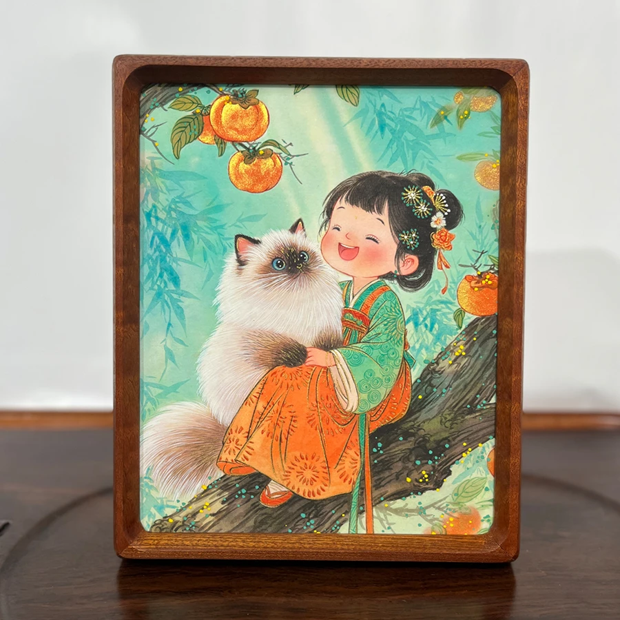 【手套布偶】10国风清凉清心一下客厅玄关吉祥寓意手绘国画小品