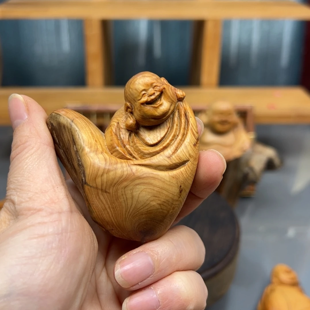 柏木崖柏木摆件手把件，