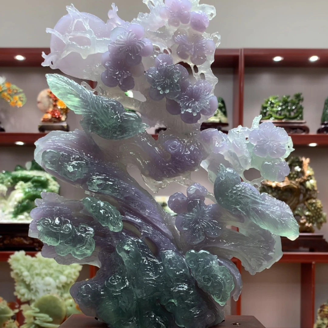 82131家居装饰雕刻摆件玄关电视柜客厅办公室乔迁开业礼物