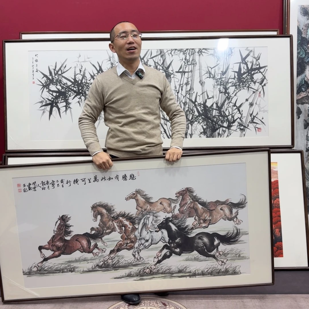 国画手绘作品160/80