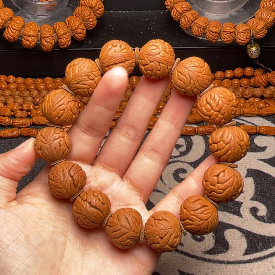 手串桃核龙纹铁将军18