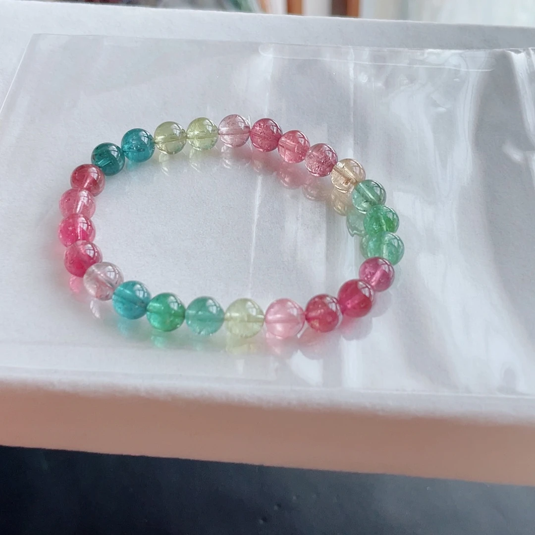 手链未镶嵌碧玺7.3mm左右