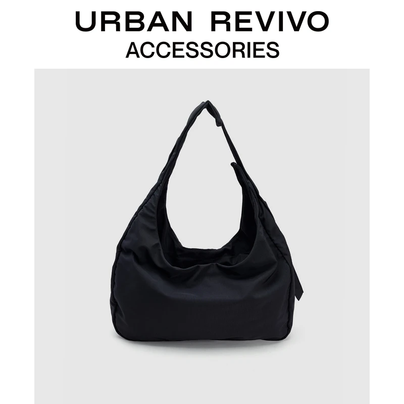URBAN REVIVO2025秋季新款男通勤大容量单肩斜挎包UAMB50043