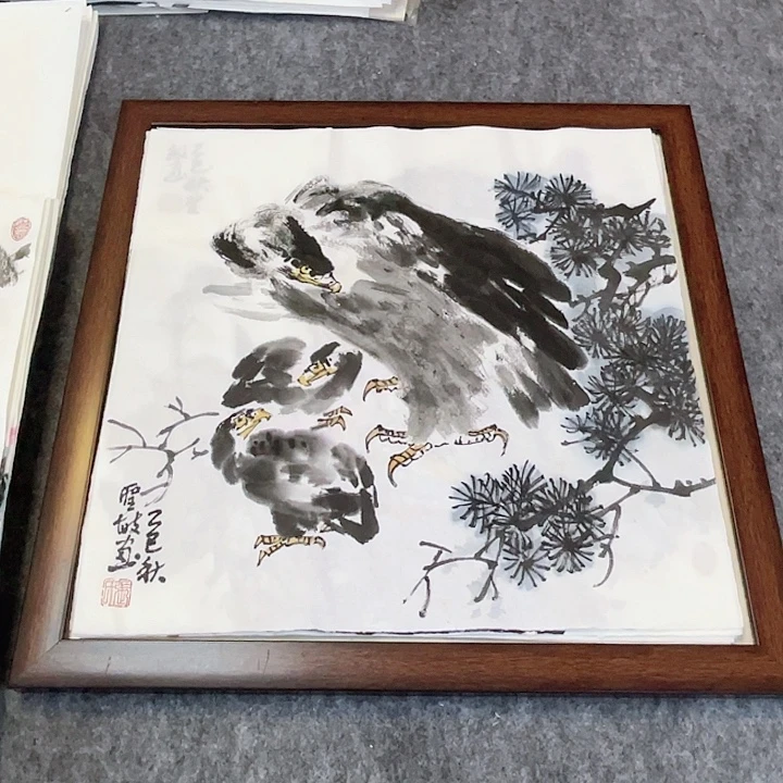 国画张圣敏先生纯手绘作品